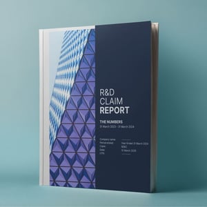 A modern Wilby Jones R&D report cover featuring an image of building and white typography on a dark blue background.